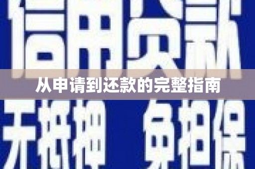 丰县从申请到还款的完整指南