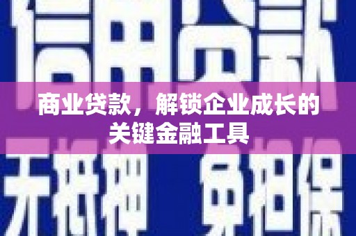 丰县商业贷款，解锁企业成长的关键金融工具
