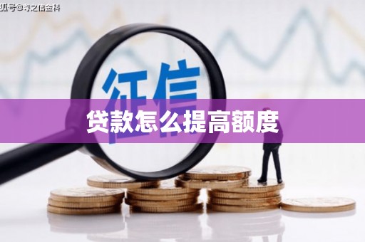 丰县贷款怎么提高额度
