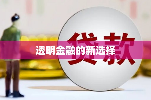 丰县透明金融的新选择