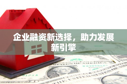 丰县企业融资新选择，助力发展新引擎