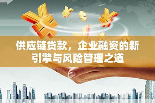 丰县供应链贷款，企业融资的新引擎与风险管理之道