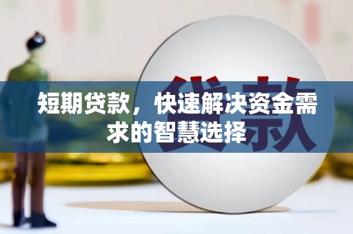 丰县短期贷款，快速解决资金需求的智慧选择
