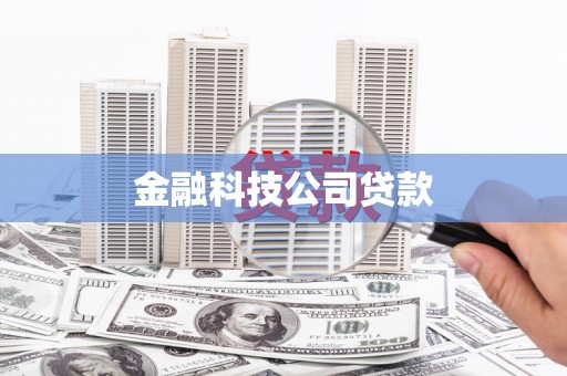 丰县金融科技公司贷款
