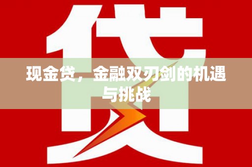 丰县现金贷，金融双刃剑的机遇与挑战