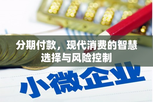 丰县分期付款，现代消费的智慧选择与风险控制