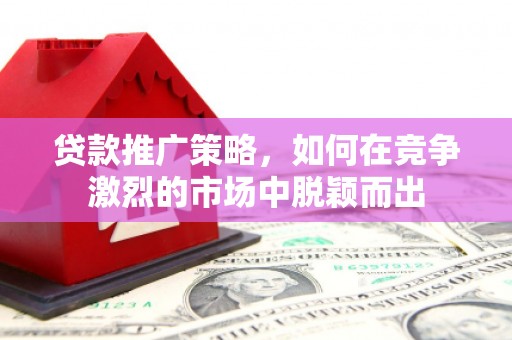 丰县贷款推广策略，如何在竞争激烈的市场中脱颖而出