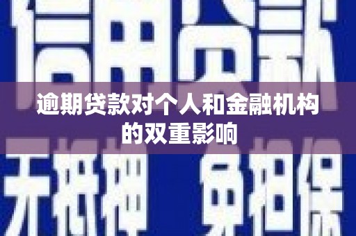 丰县逾期贷款对个人和金融机构的双重影响