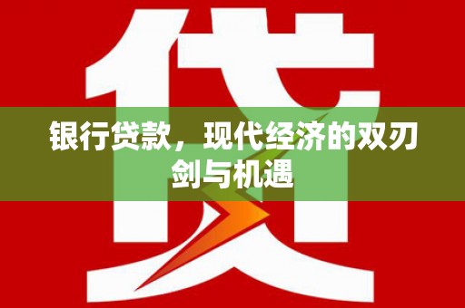 丰县银行贷款，现代经济的双刃剑与机遇