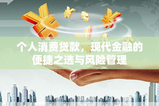 丰县个人消费贷款，现代金融的便捷之选与风险管理