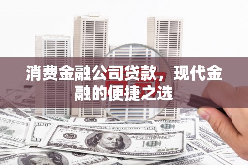 丰县消费金融公司贷款，现代金融的便捷之选