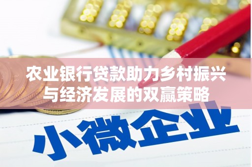 丰县农业银行贷款助力乡村振兴与经济发展的双赢策略