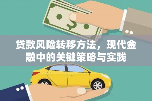 丰县贷款风险转移方法，现代金融中的关键策略与实践