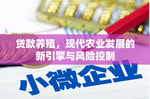 丰县贷款养殖，现代农业发展的新引擎与风险控制