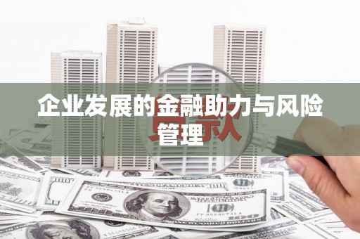 丰县企业发展的金融助力与风险管理