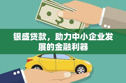 丰县银盛贷款，助力中小企业发展的金融利器