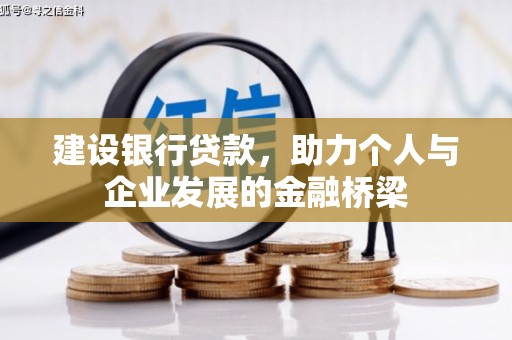 丰县建设银行贷款，助力个人与企业发展的金融桥梁