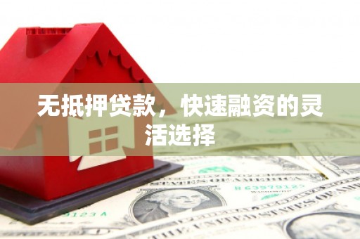 丰县无抵押贷款，快速融资的灵活选择