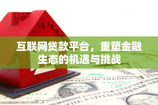 丰县互联网贷款平台，重塑金融生态的机遇与挑战