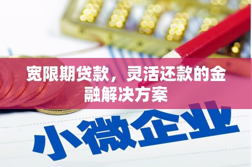 丰县宽限期贷款，灵活还款的金融解决方案