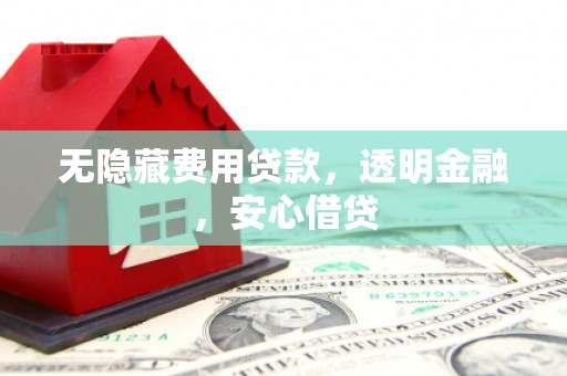 丰县无隐藏费用贷款，透明金融，安心借贷