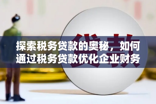 丰县探索税务贷款的奥秘，如何通过税务贷款优化企业财务