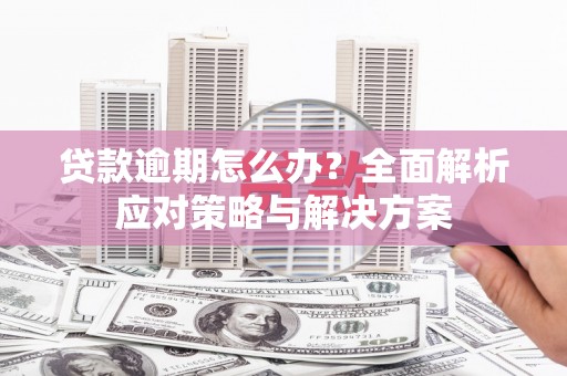 丰县贷款逾期怎么办？全面解析应对策略与解决方案