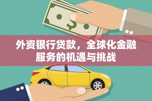 丰县外资银行贷款，全球化金融服务的机遇与挑战