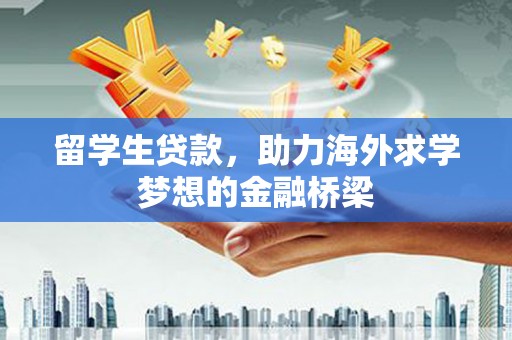 丰县留学生贷款，助力海外求学梦想的金融桥梁