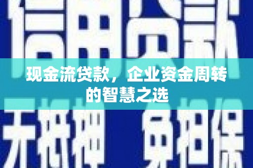 丰县现金流贷款，企业资金周转的智慧之选