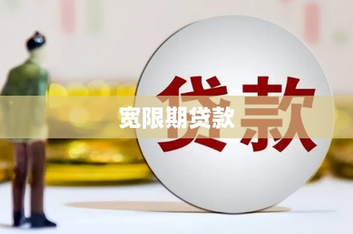 丰县宽限期贷款