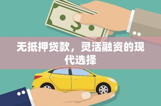 丰县无抵押贷款，灵活融资的现代选择