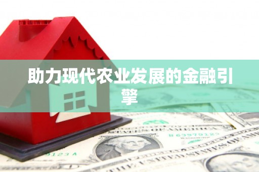 丰县助力现代农业发展的金融引擎