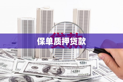 丰县保单质押贷款