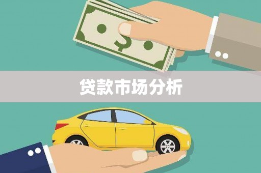 丰县贷款市场分析