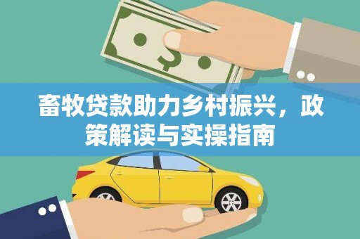 丰县畜牧贷款助力乡村振兴，政策解读与实操指南