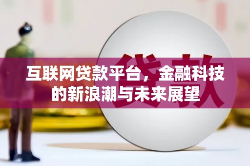 丰县互联网贷款平台，金融科技的新浪潮与未来展望