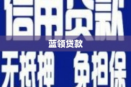 丰县蓝领贷款