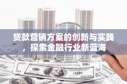 丰县贷款营销方案的创新与实践，探索金融行业新蓝海