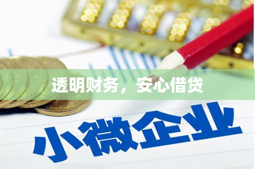 丰县透明财务，安心借贷