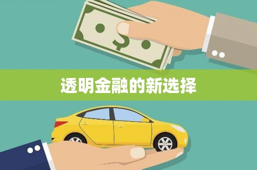 丰县透明金融的新选择