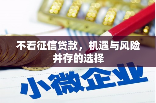 丰县不看征信贷款，机遇与风险并存的选择