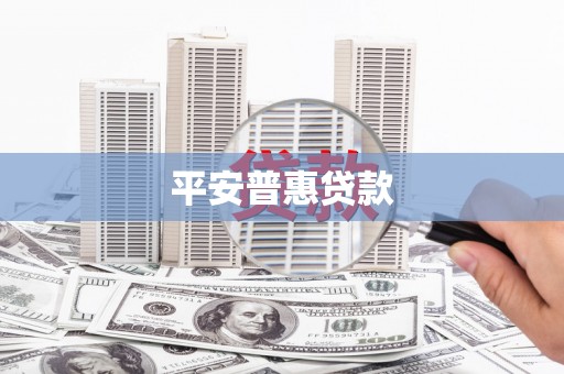 丰县平安普惠贷款