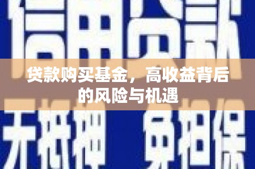 丰县贷款购买基金，高收益背后的风险与机遇